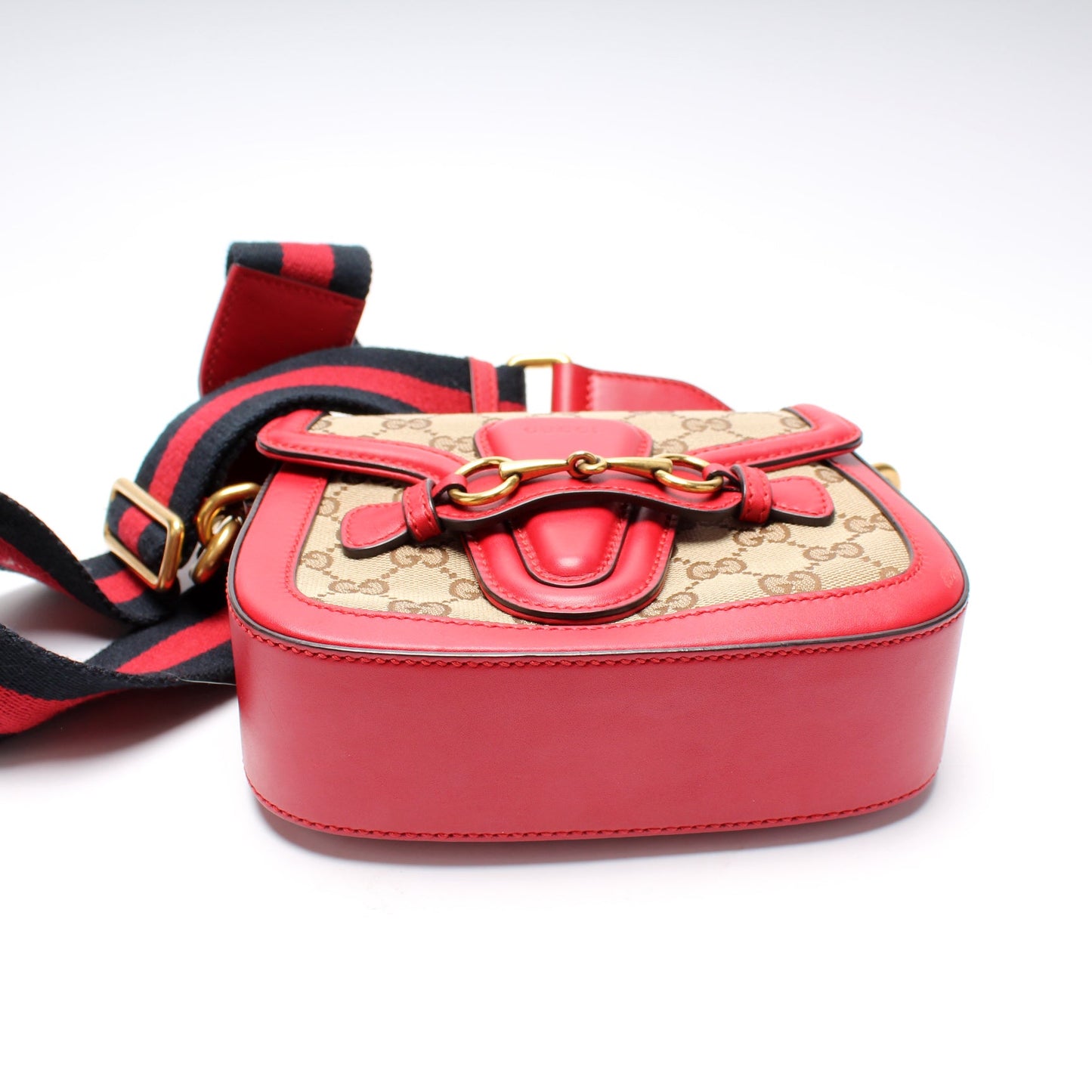 384821 GG Canvas Lady Web Small Shoulder Bag