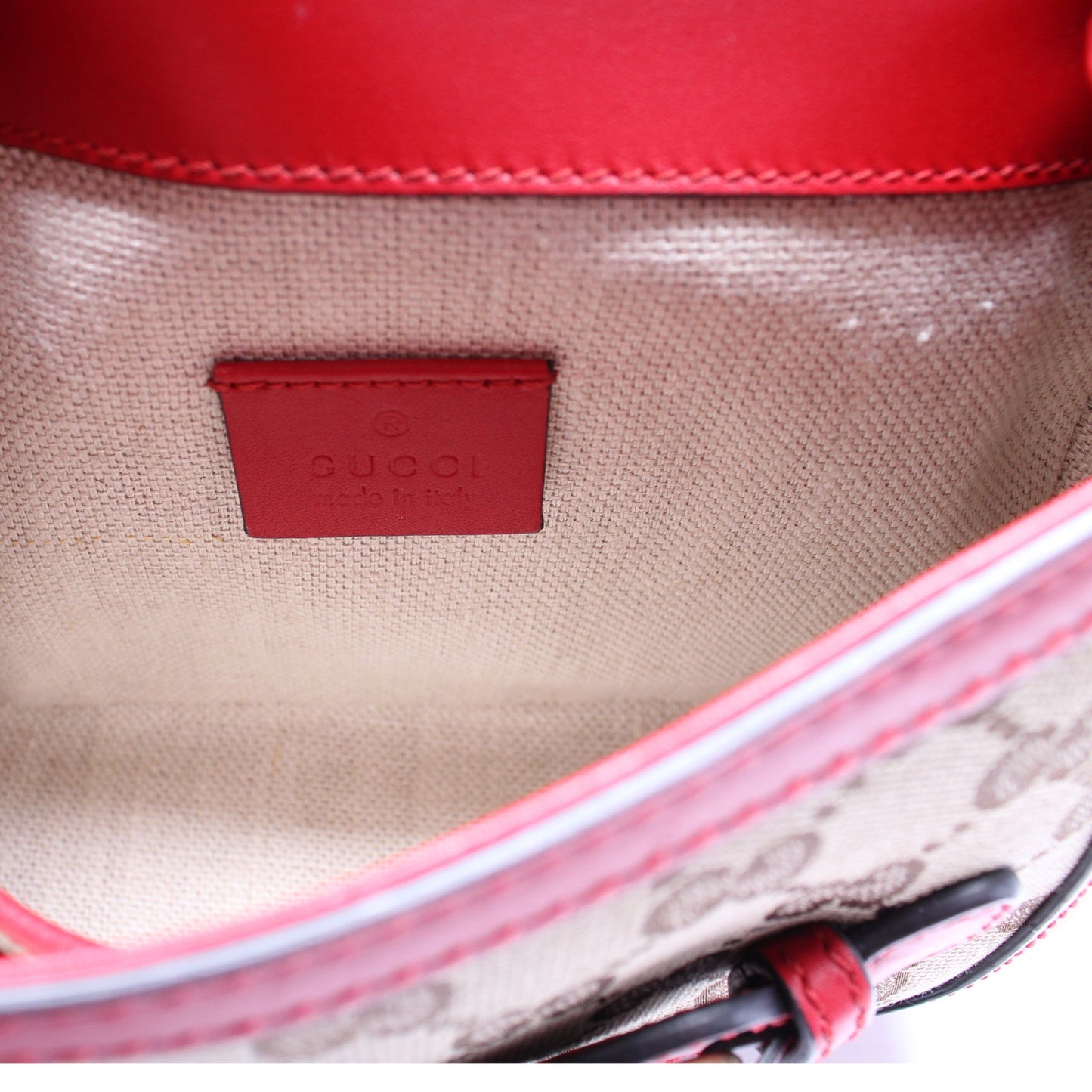 384821 GG Canvas Lady Web Small Shoulder Bag