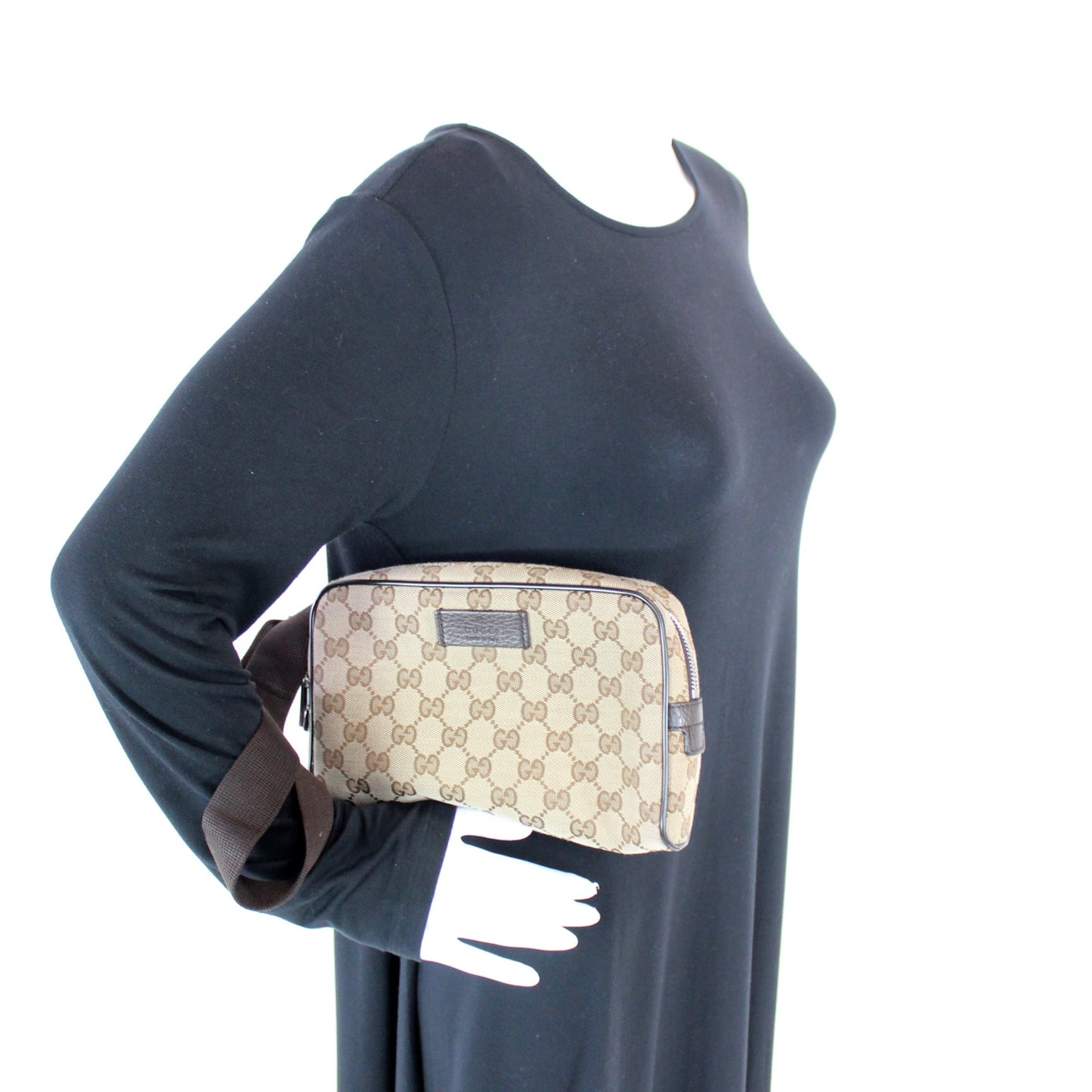 449174 GG Canvas Belt Bag