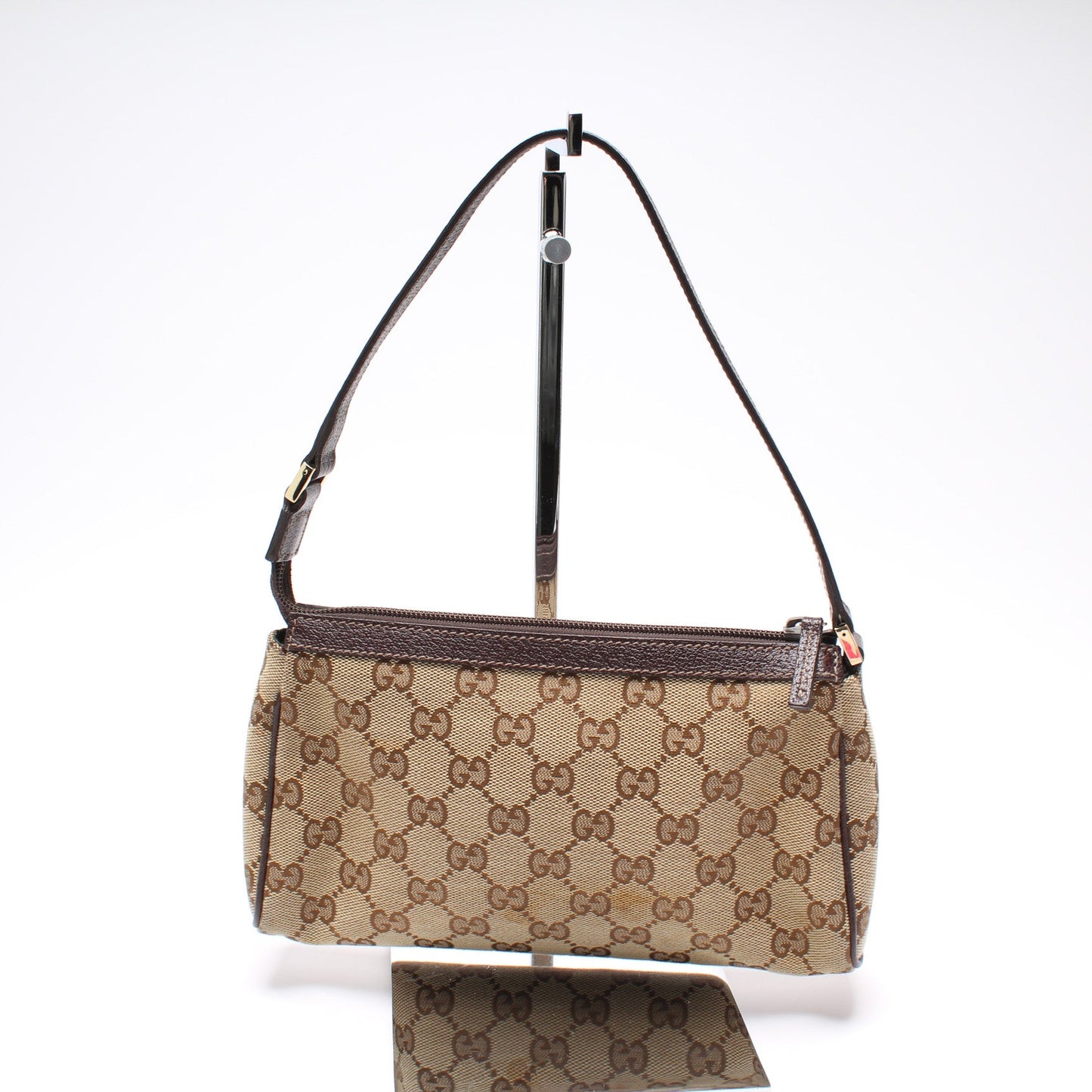 154750 GG Canvas D Ring Cosmetic Case
