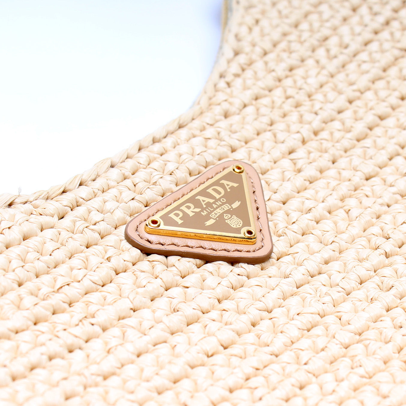1BH204 Raffia Re-Edition 2005 Shoulder Bag