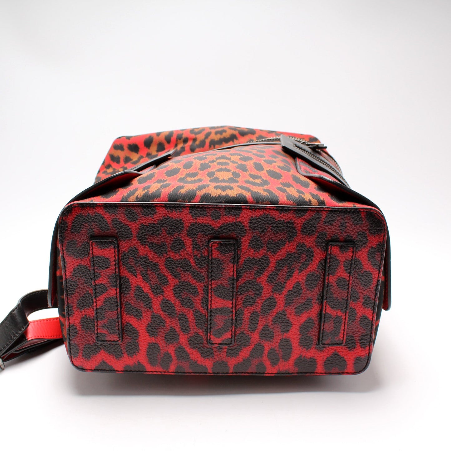 Apoloubi Backpack Printed Nylon/Leather