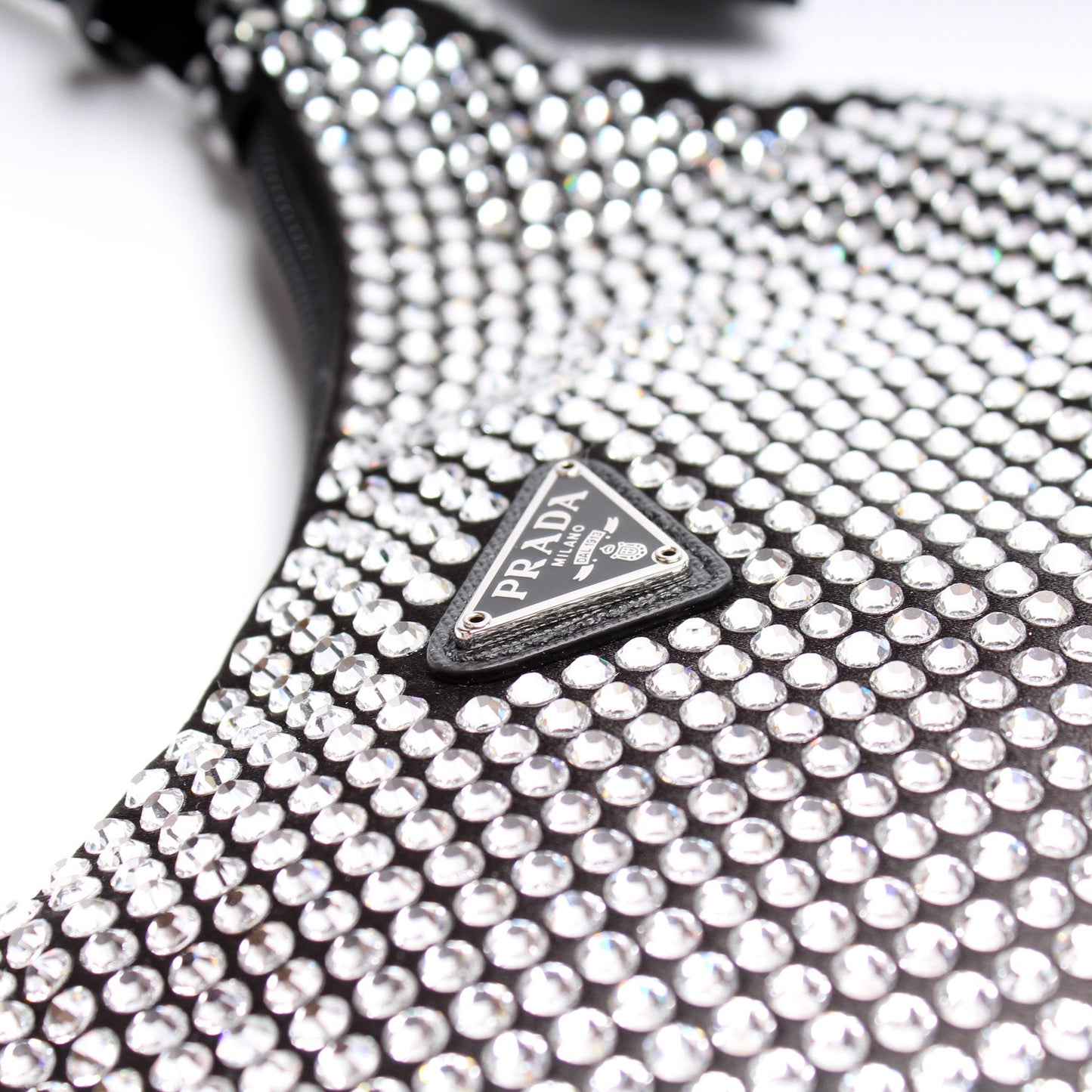 1BC515 Satin Crystal Re-Edition 2000 Mini Bag