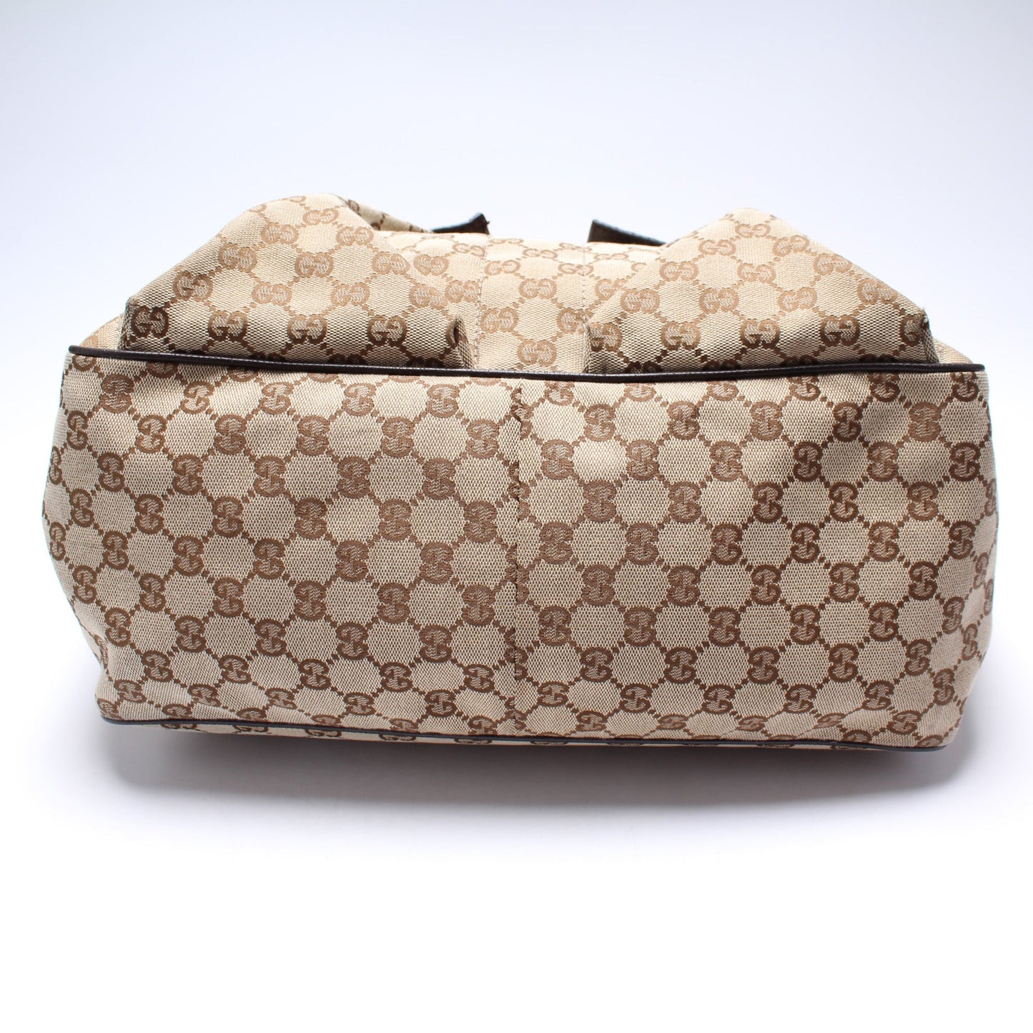 161836 GG Canvas Web Handle Double Pocket Tote