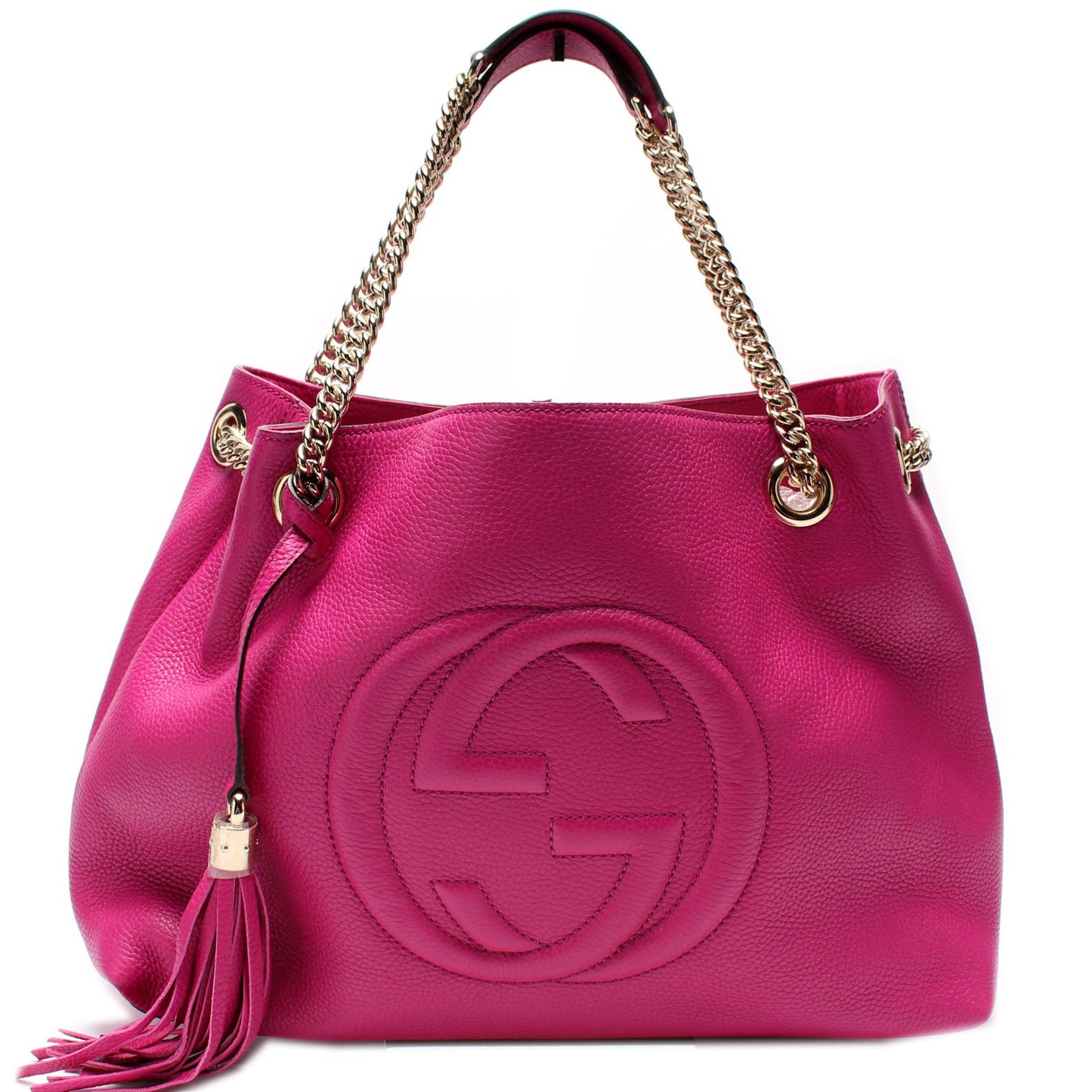 308982 Soho Leather Shoulder Medium