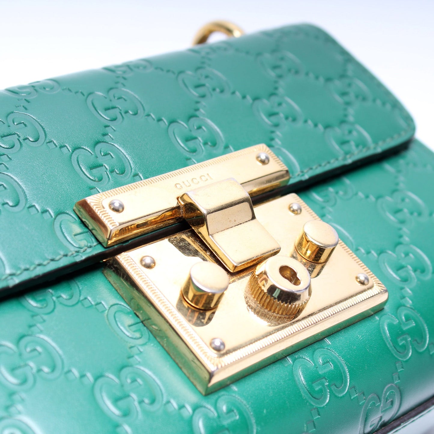 409487 Padlock Guccissima Small
