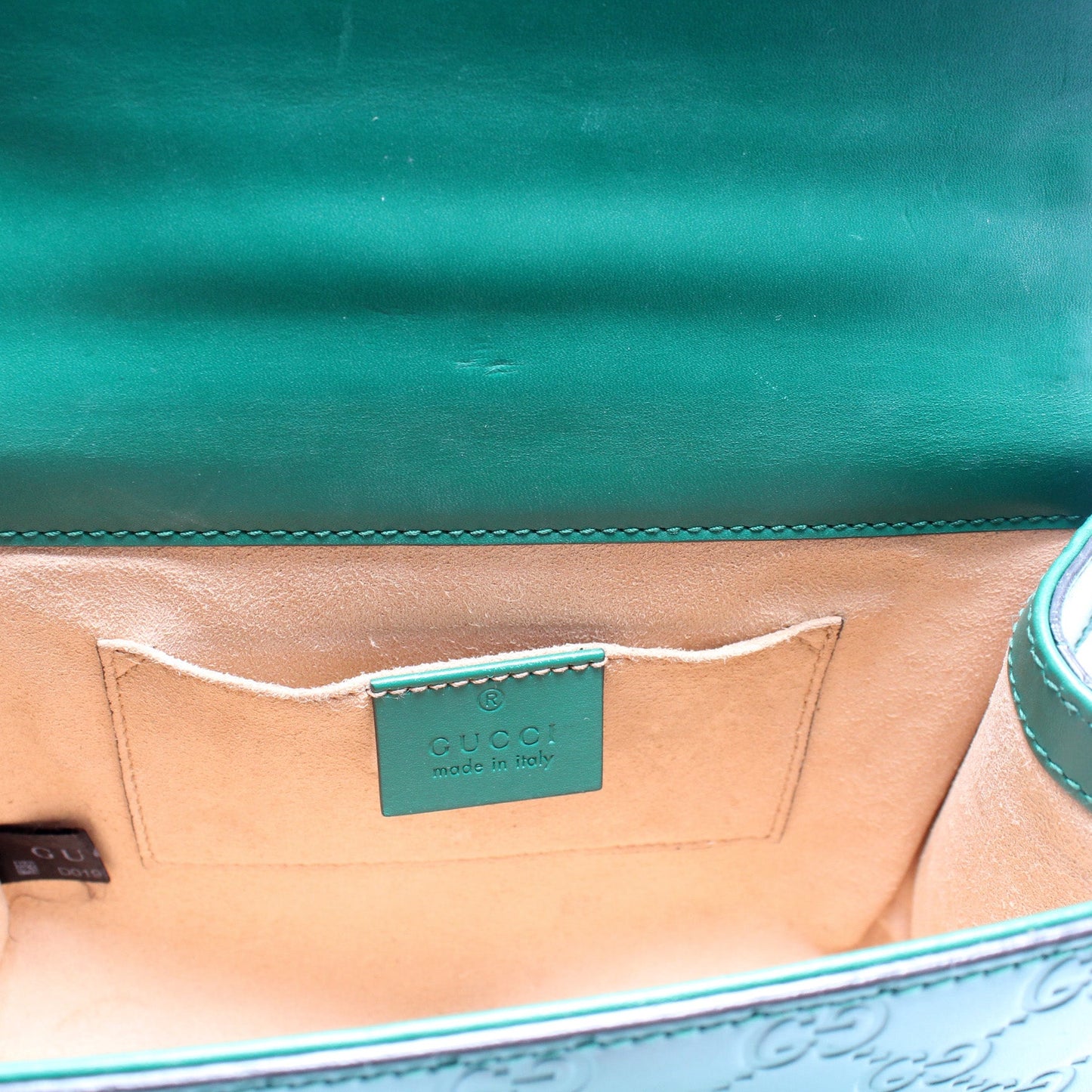409487 Padlock Guccissima Small