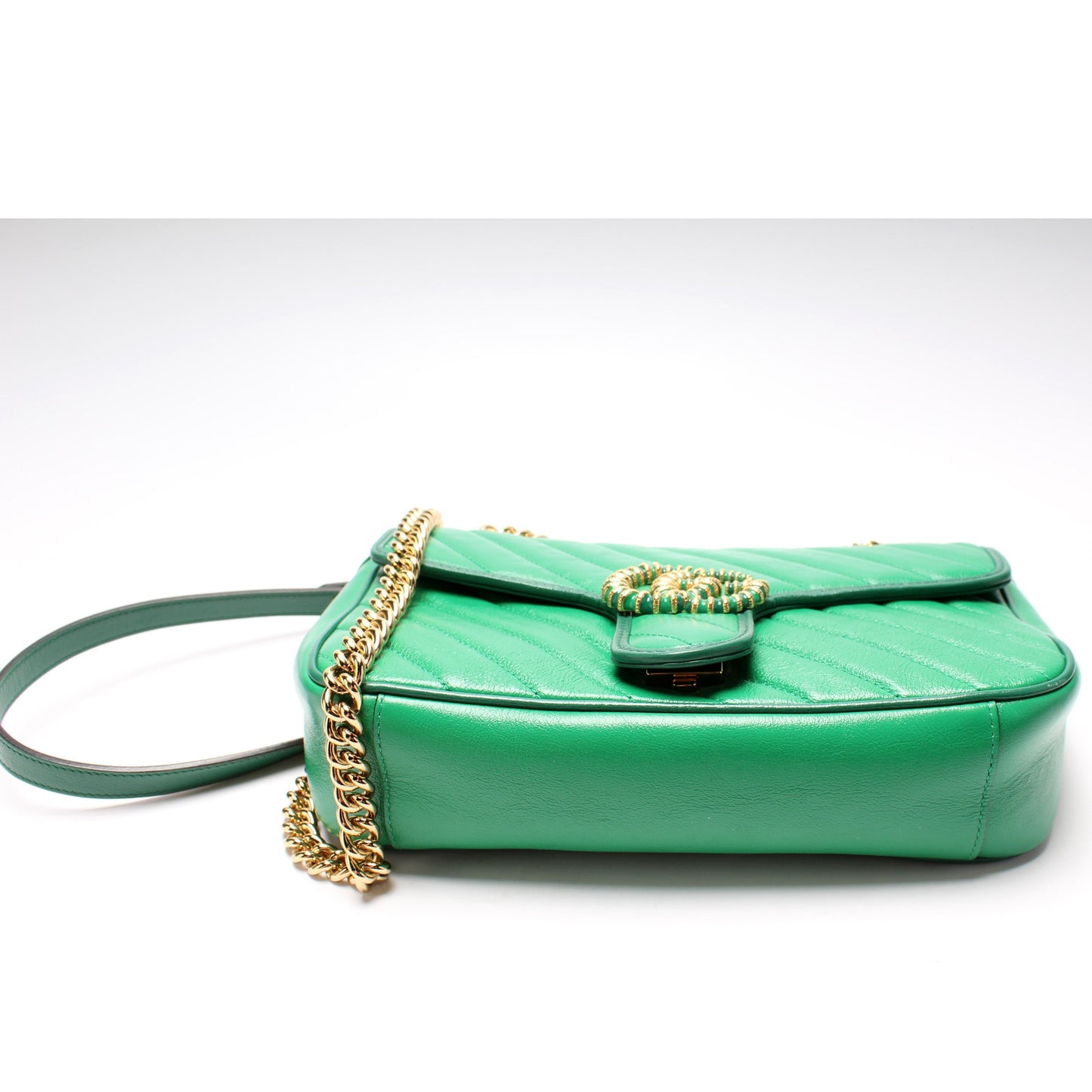 443497 Marmont Torchon Shoulder Small Flap