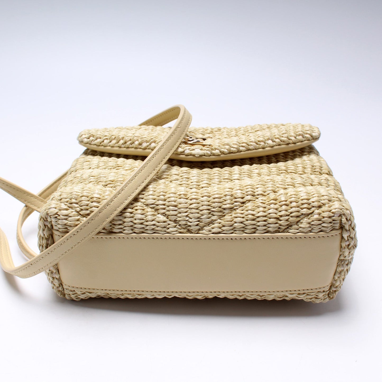 Loulou Satchel Toy Crossbody Raffia 467072
