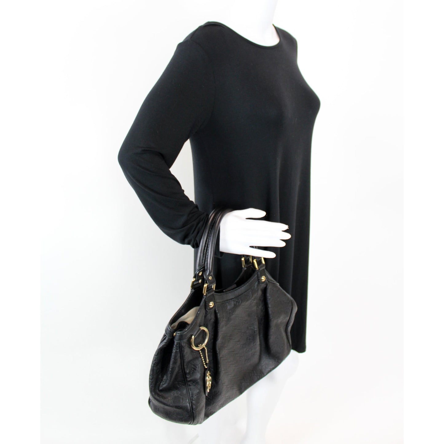 211944 Sukey GG Leather Medium