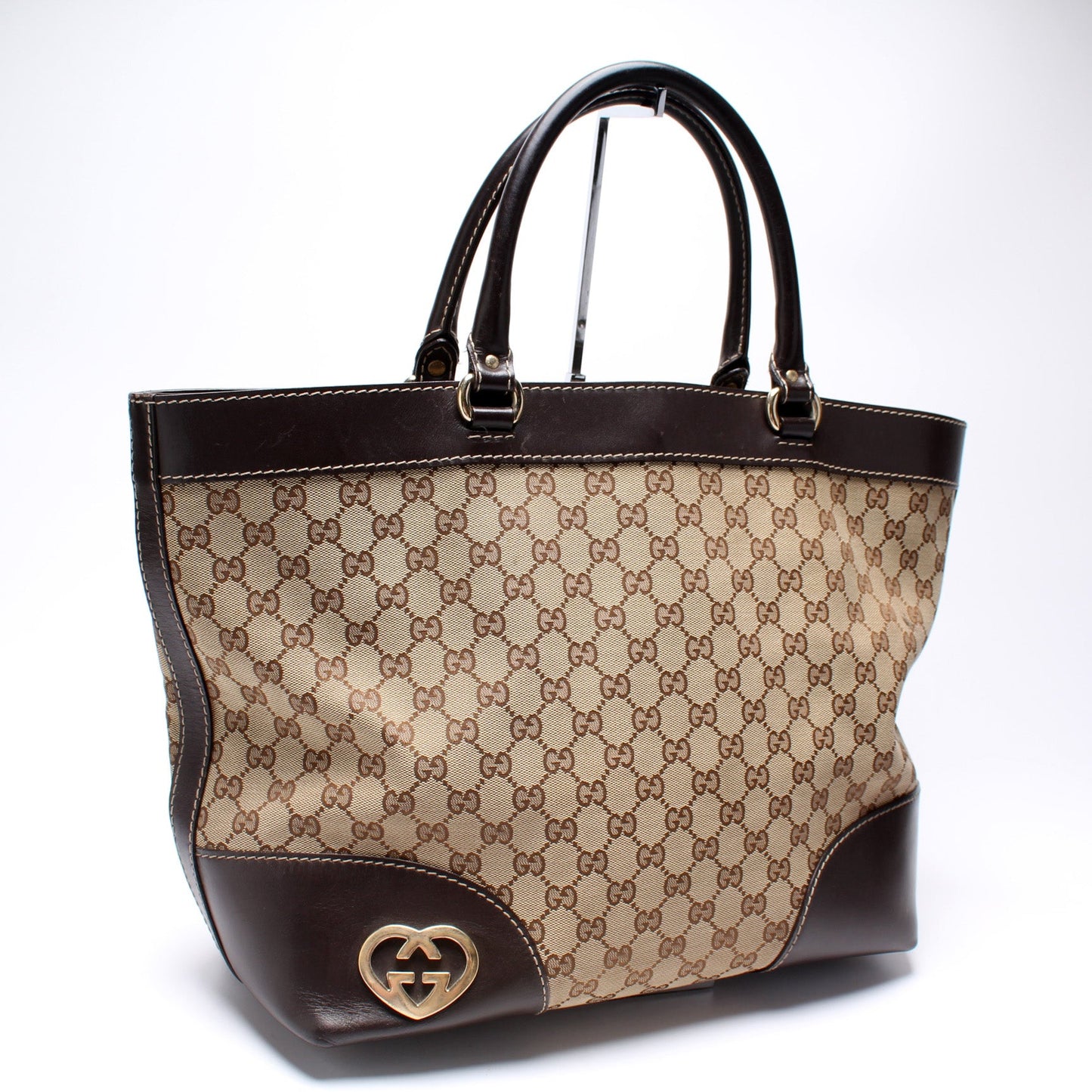 257071 GG Canvas Lovely Heart Tote