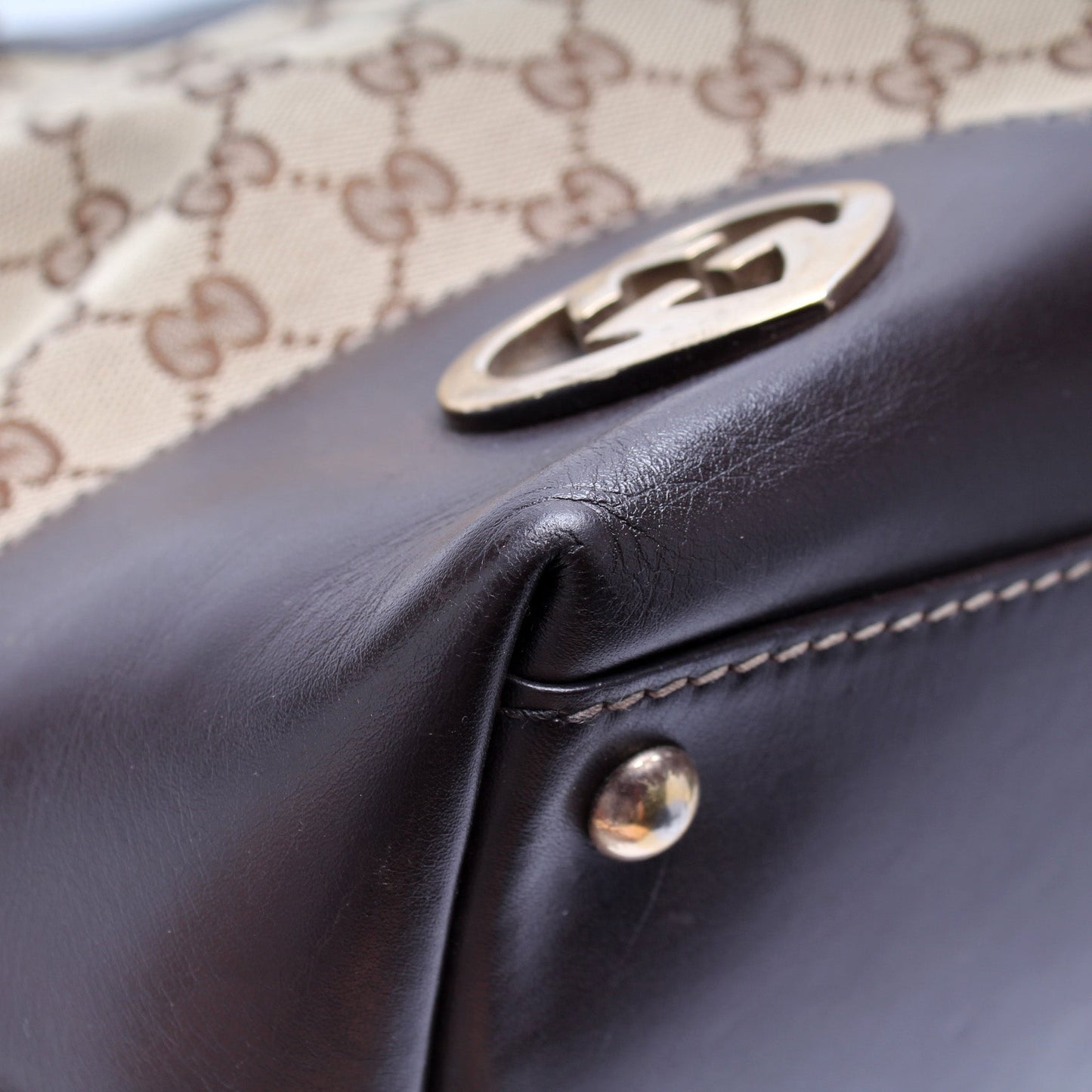 257071 GG Canvas Lovely Heart Tote