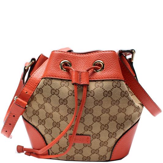388704 GG Canvas Bucket Bag