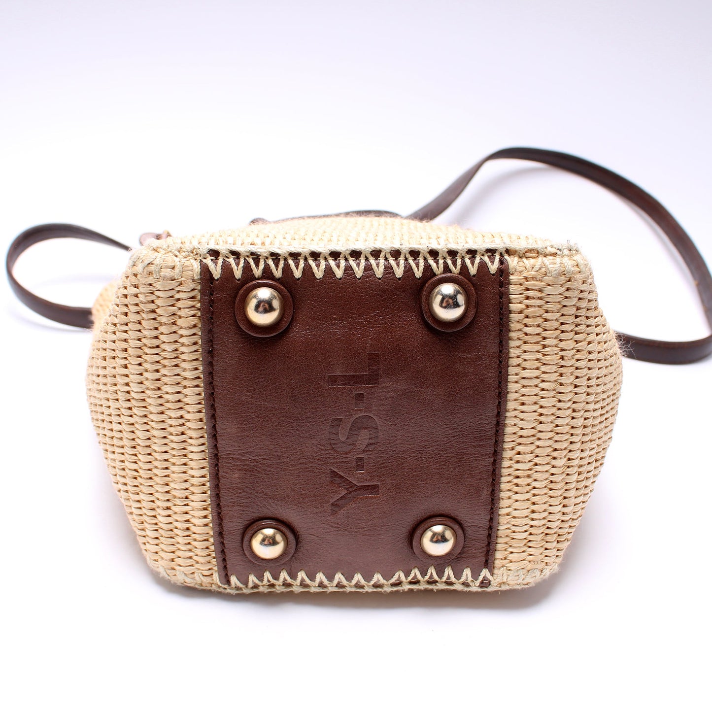 172641 Raffia Downtown Small Shoulder Bag