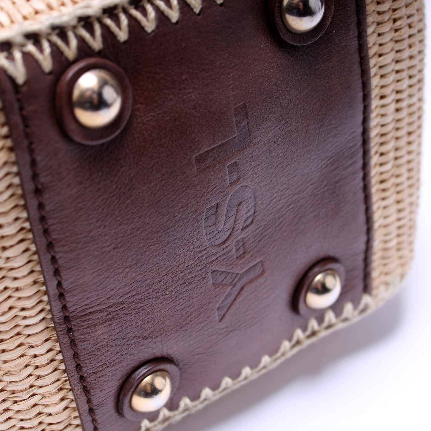 172641 Raffia Downtown Small Shoulder Bag