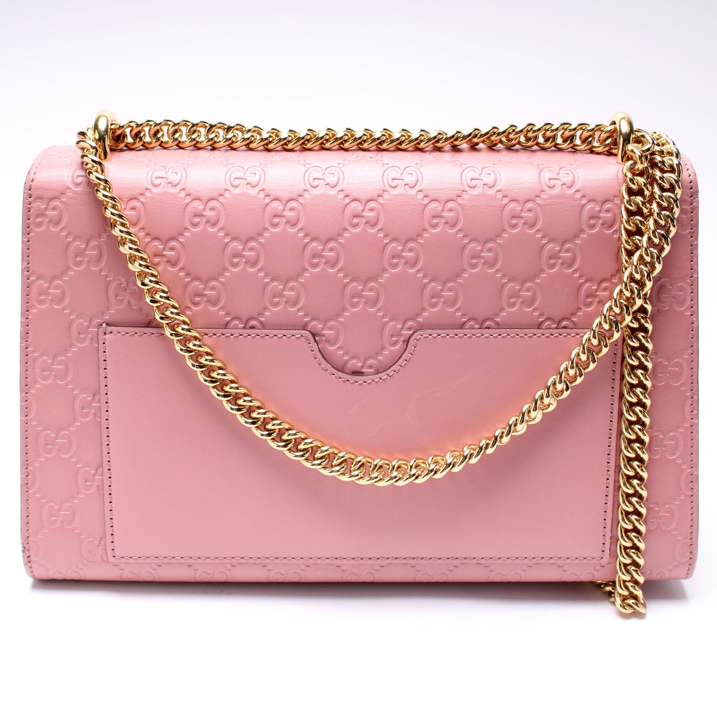 409486 Padlock GG Leather Medium