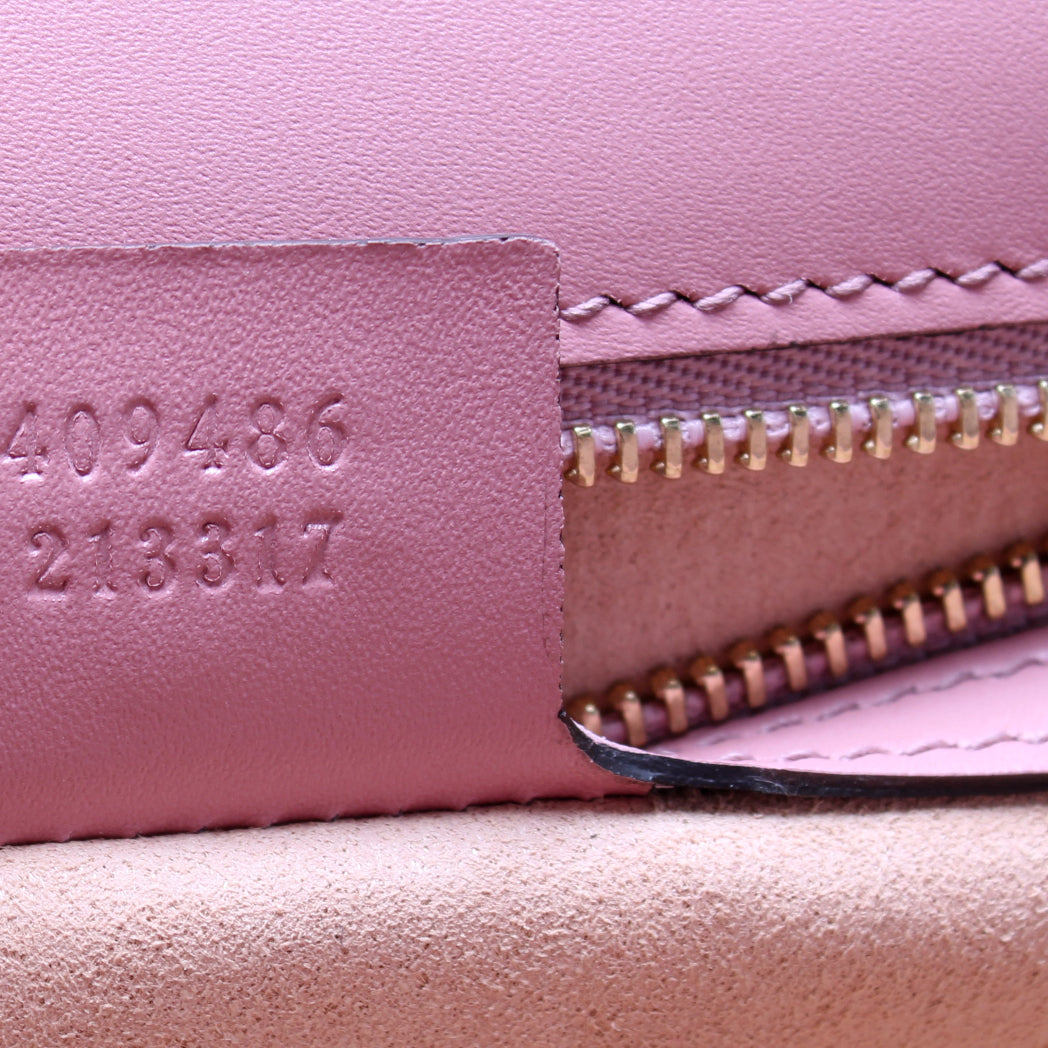 409486 Padlock GG Leather Medium