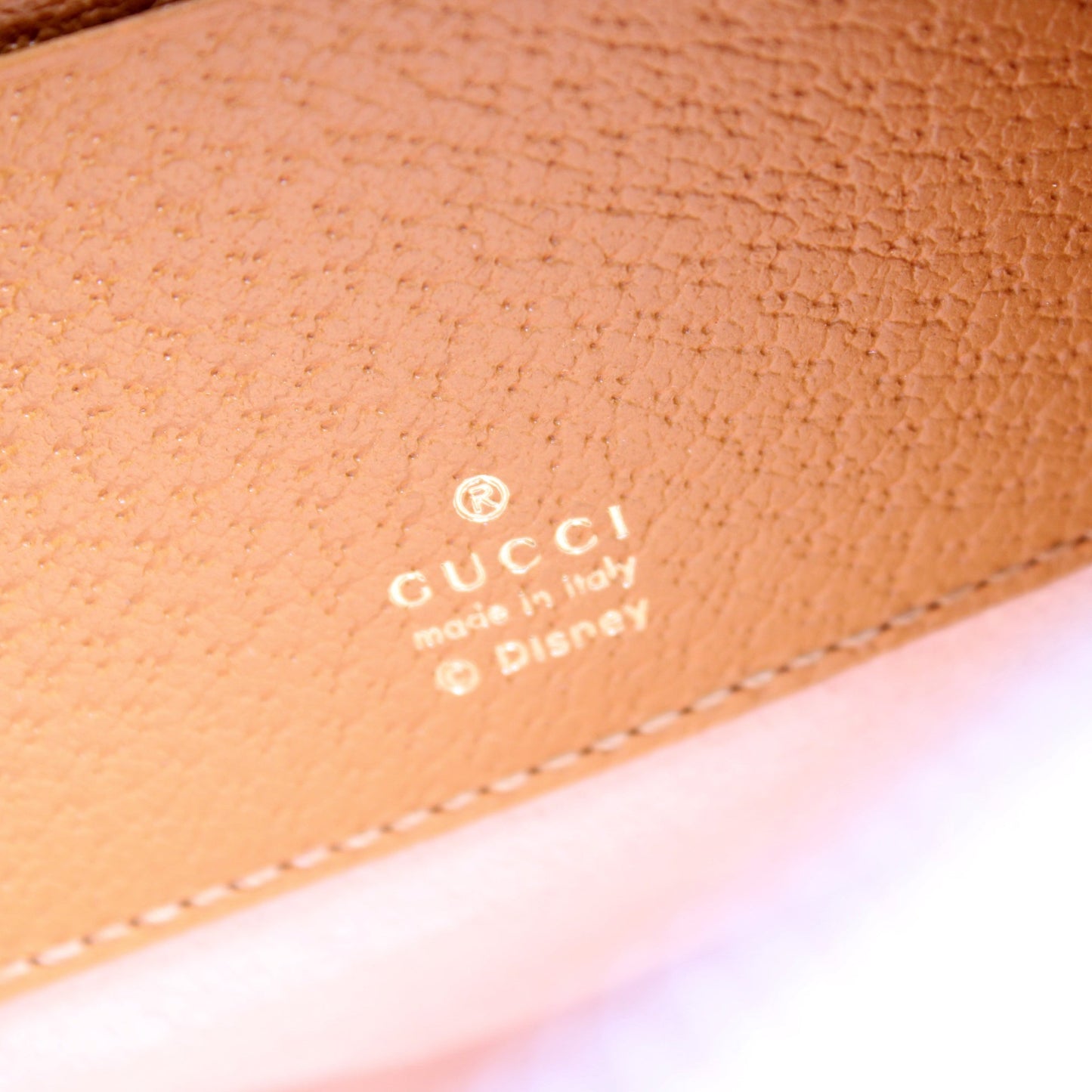 603730 Gucci X Disney GG Supreme Mickey Mini Round Backpack