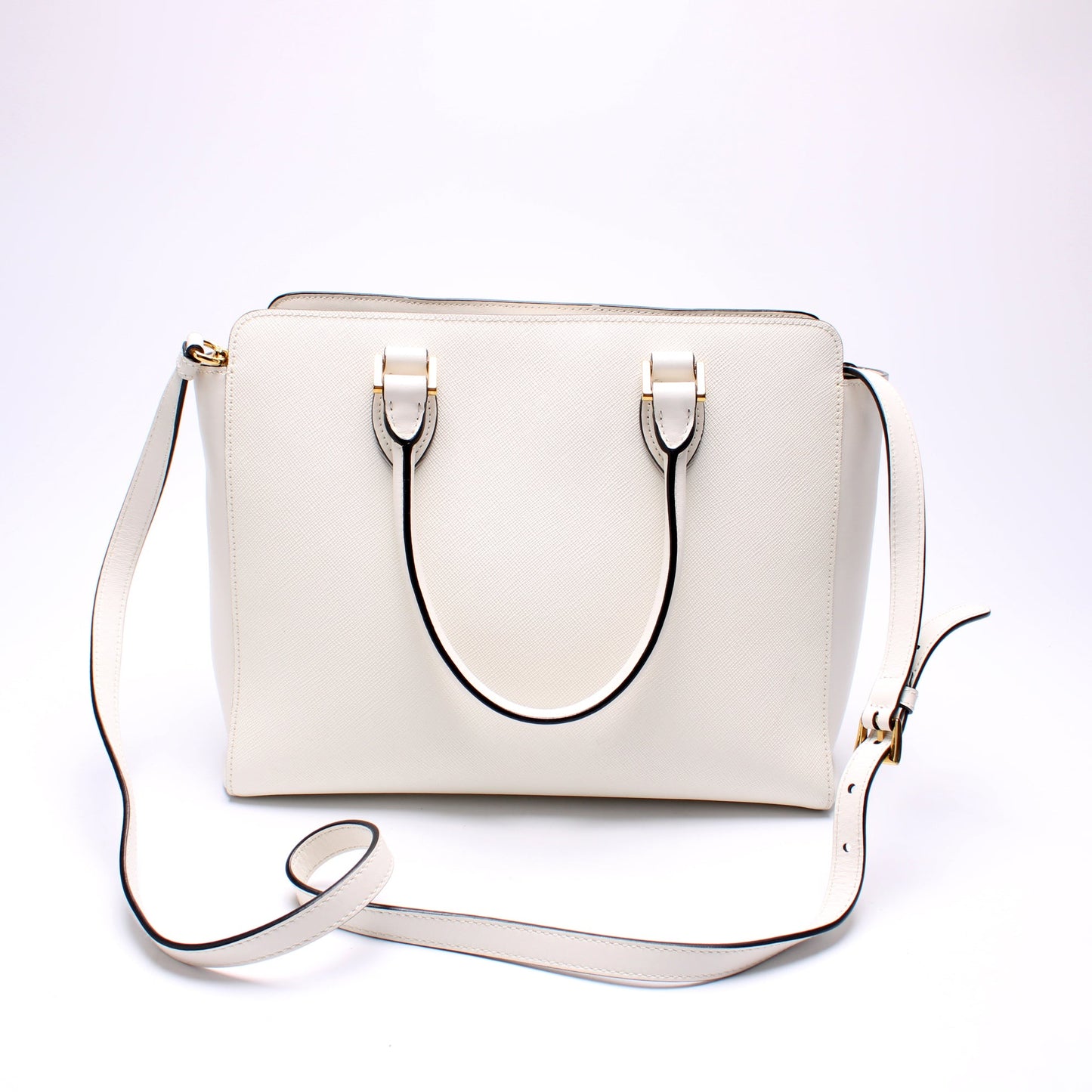 1BA189 Saffiano Calfskin Top Handle Bag