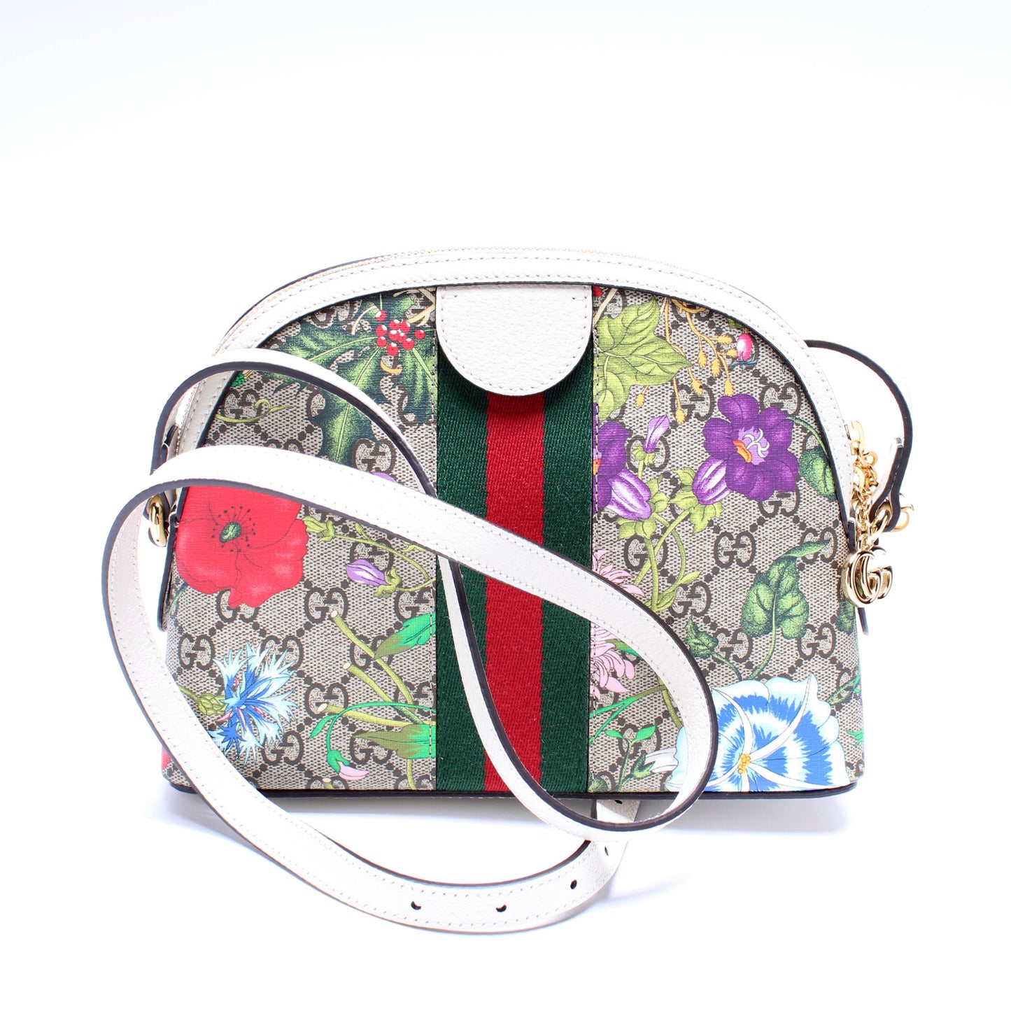 499621 Ophidia GG Flora Small Crossbody