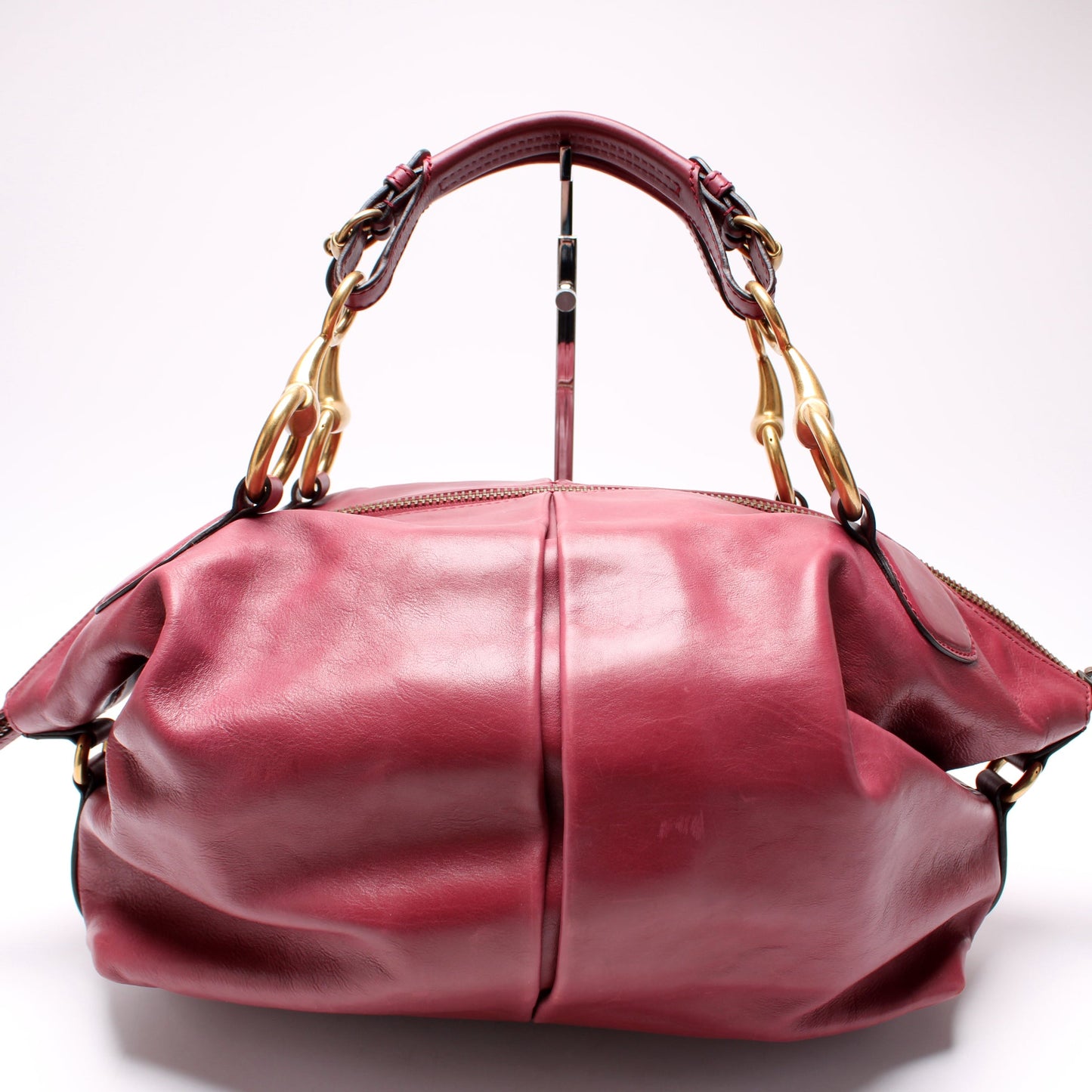 309587 Icon Top Handle Soft Calfskin