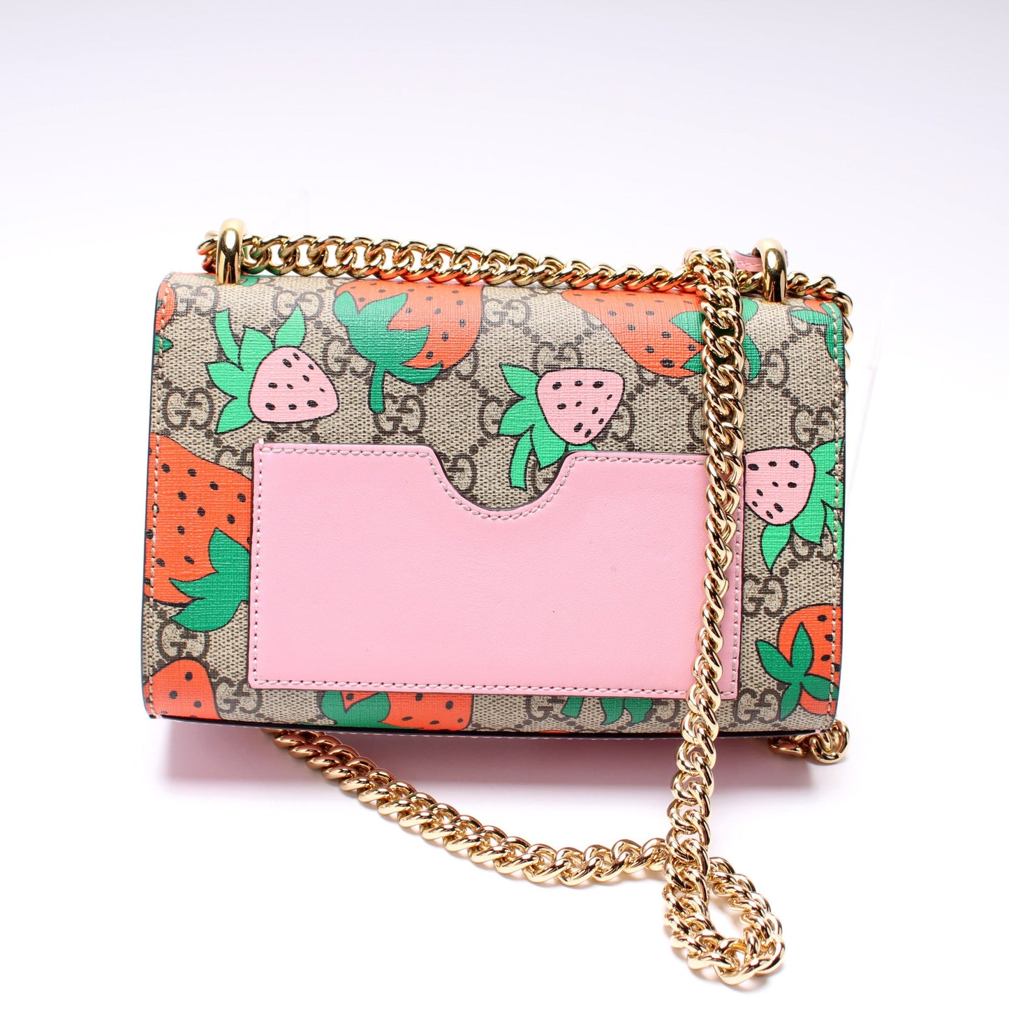 409487 Padlock GG Supreme Strawberry Small