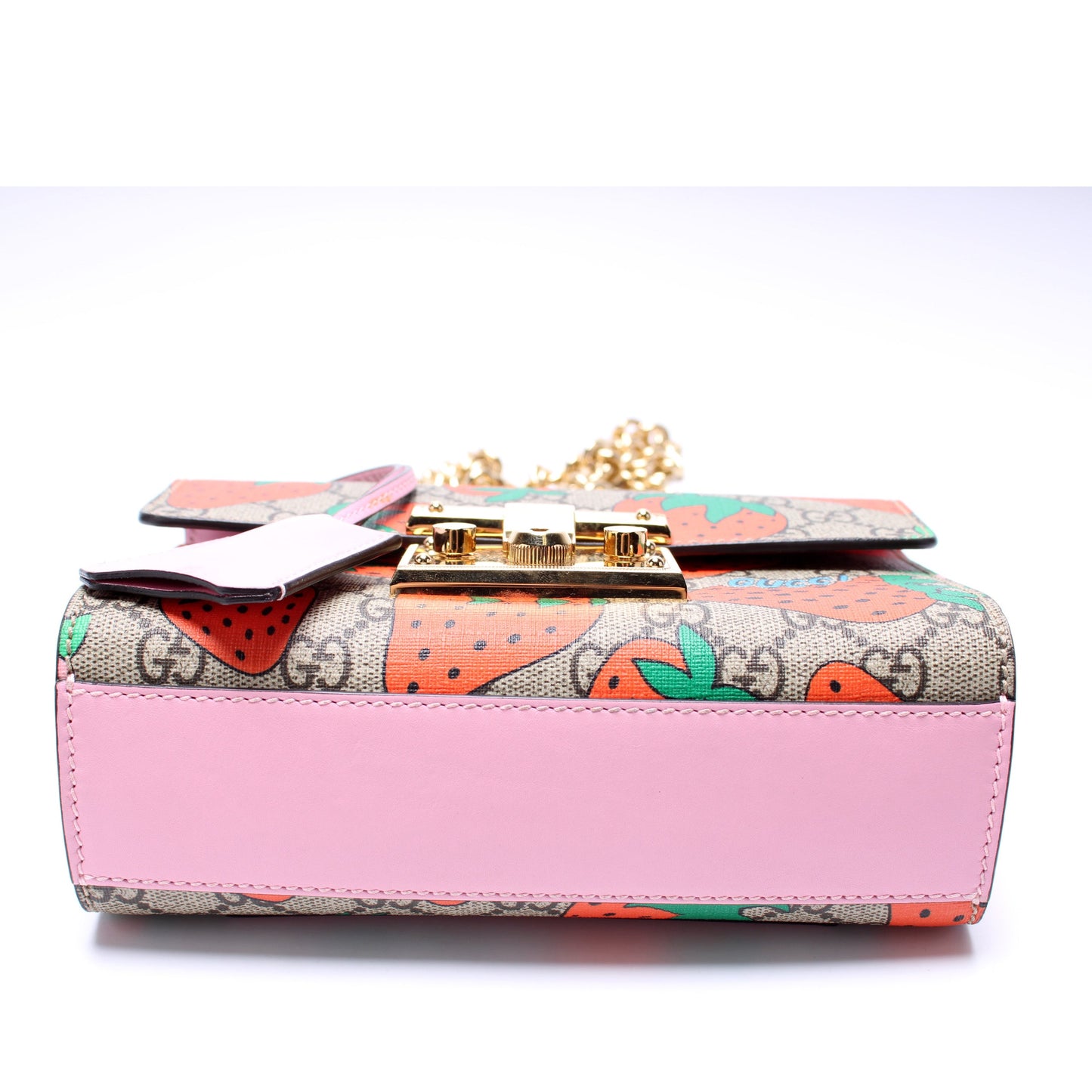 409487 Padlock GG Supreme Strawberry Small