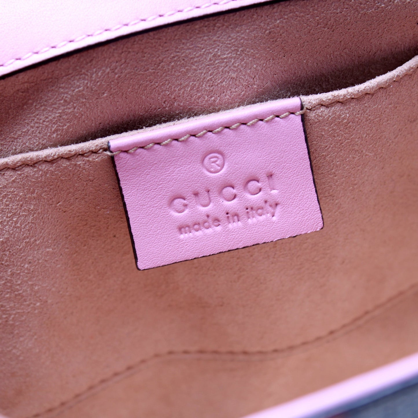 409487 Padlock GG Supreme Strawberry Small