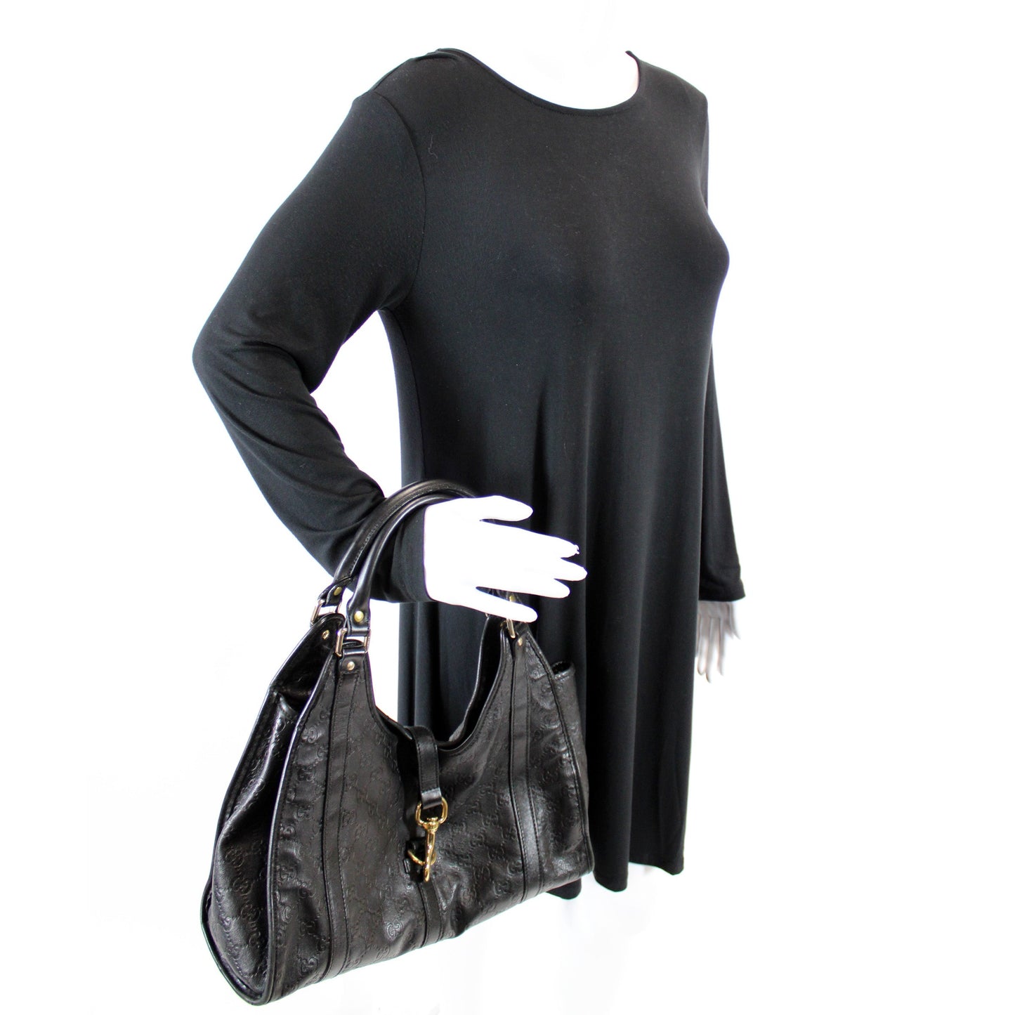 203494 GG Leather Medium Joy Shoulder Bag