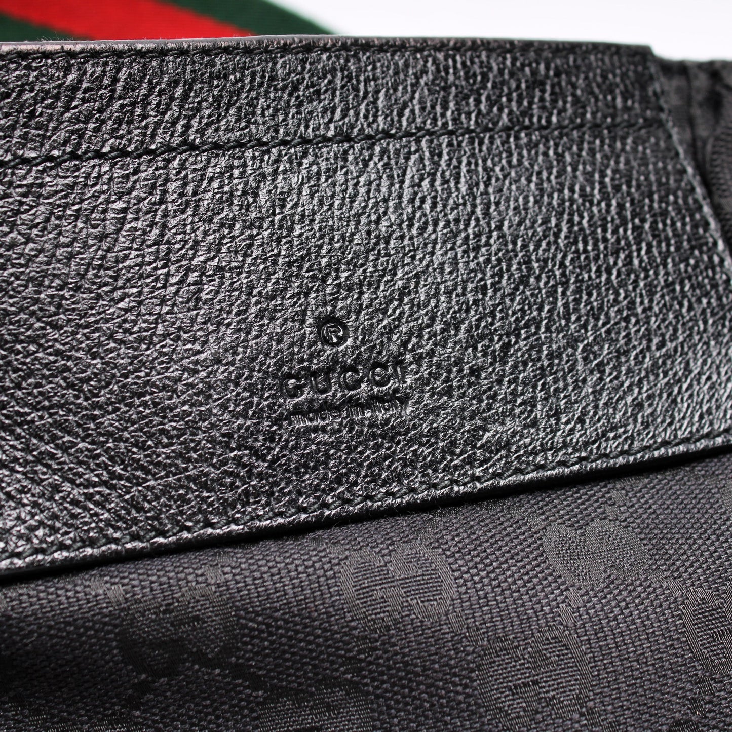 28566 GG Coated Canvas Waist Bag