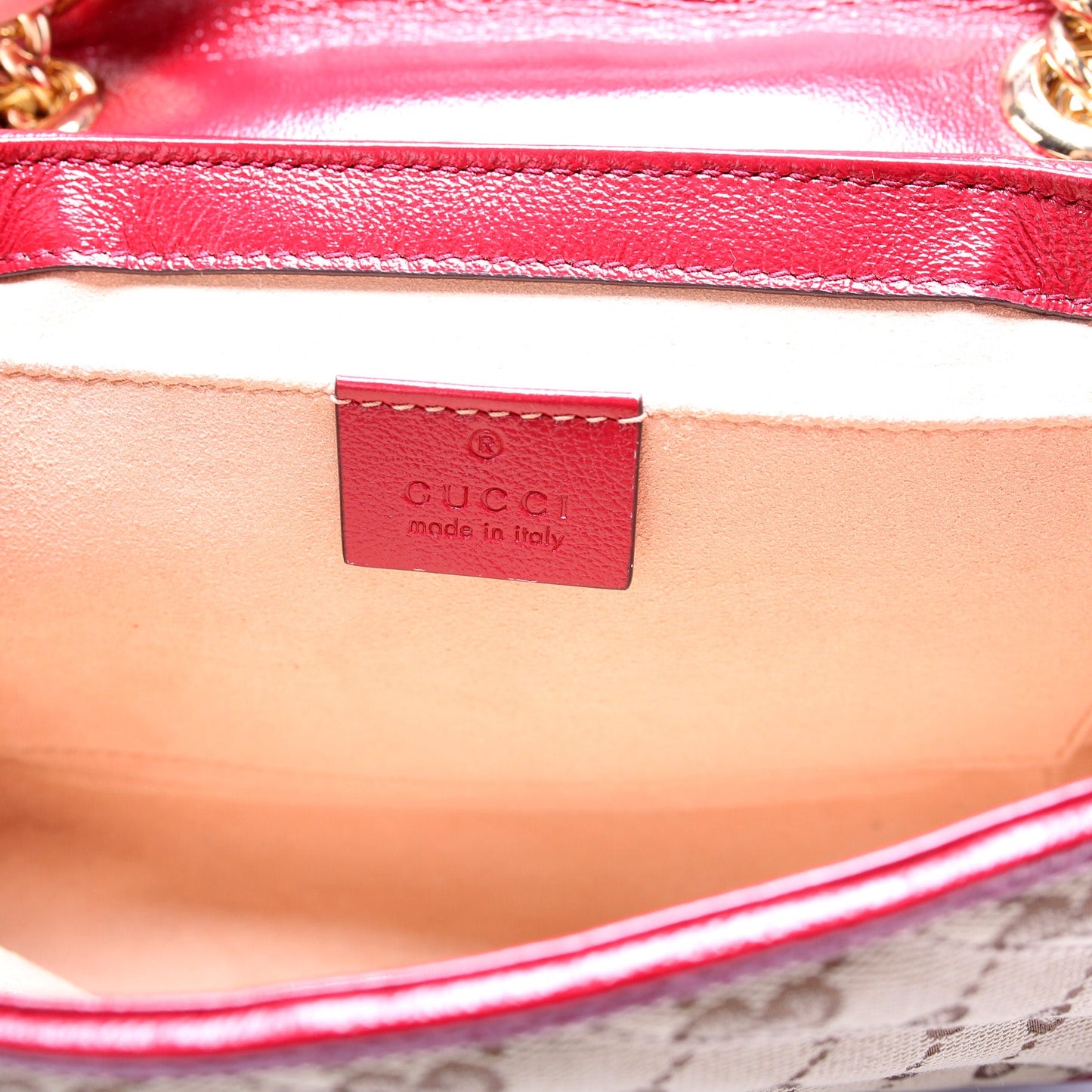 446744 GG Canvas Marmont Shoulder Mini Flap Bag