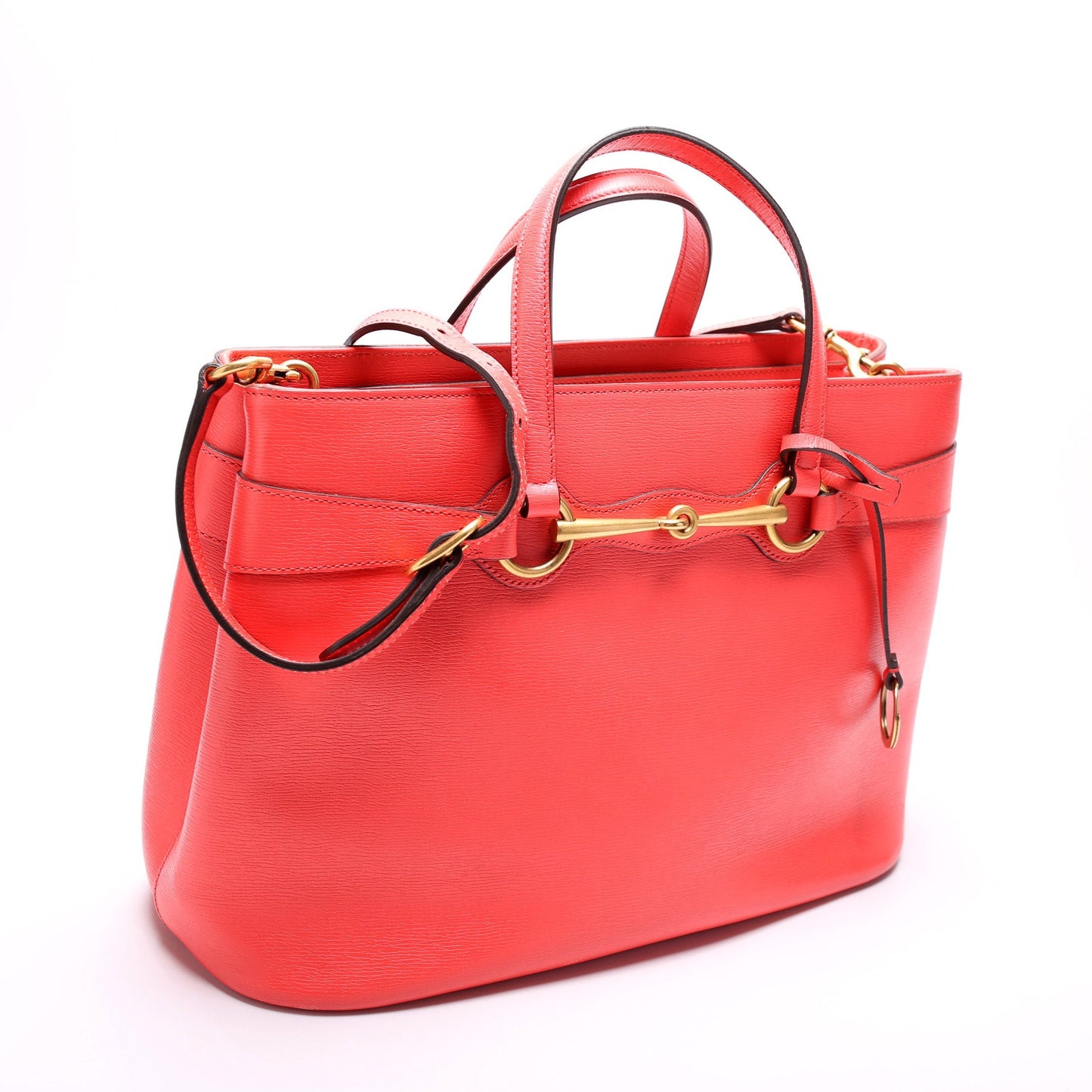 319795 Saffiano Horsebit Tote