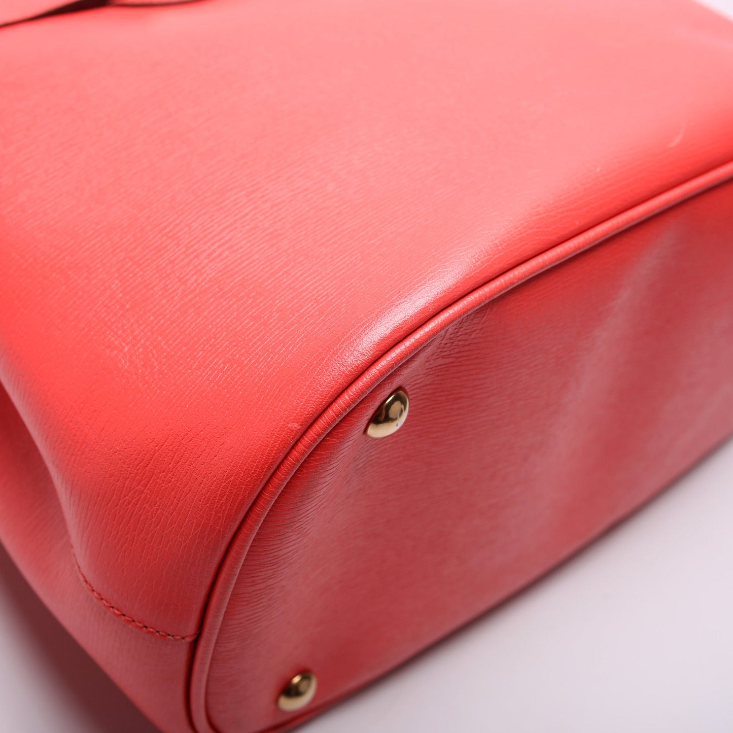 319795 Saffiano Horsebit Tote