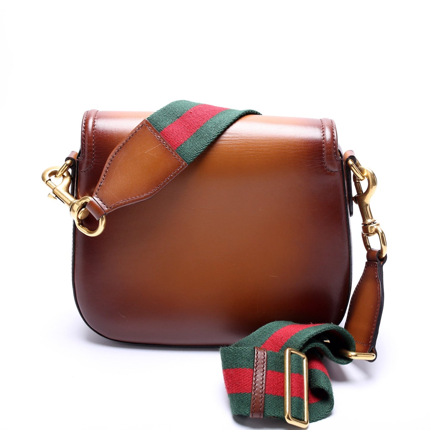 380573 Calfskin Lady Web Medium Shouler Bag