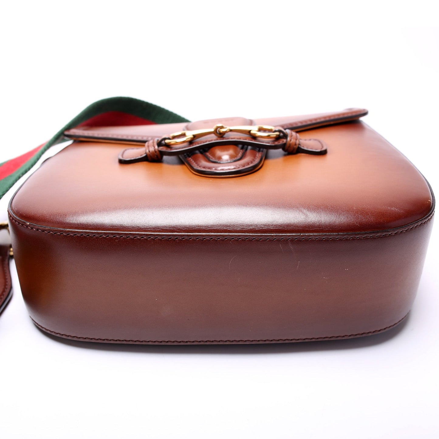 380573 Calfskin Lady Web Medium Shouler Bag
