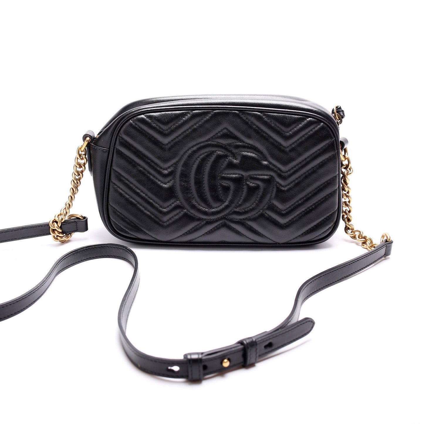 447632 Marmont Small Leather Camera