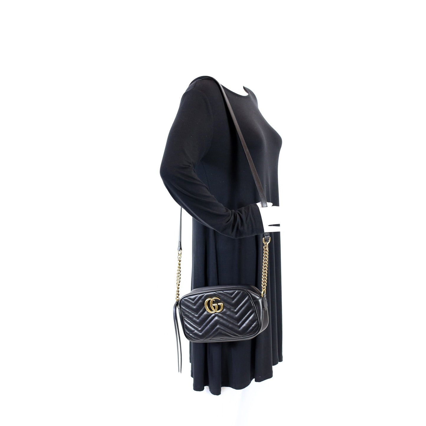 447632 Marmont Small Leather Camera