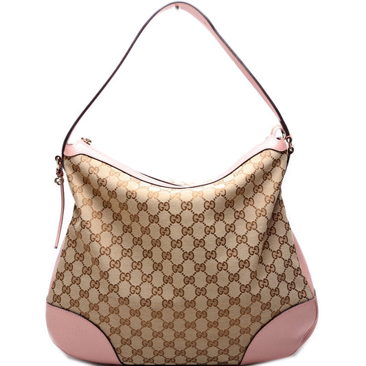 449244 GG Canvas Bree Hobo
