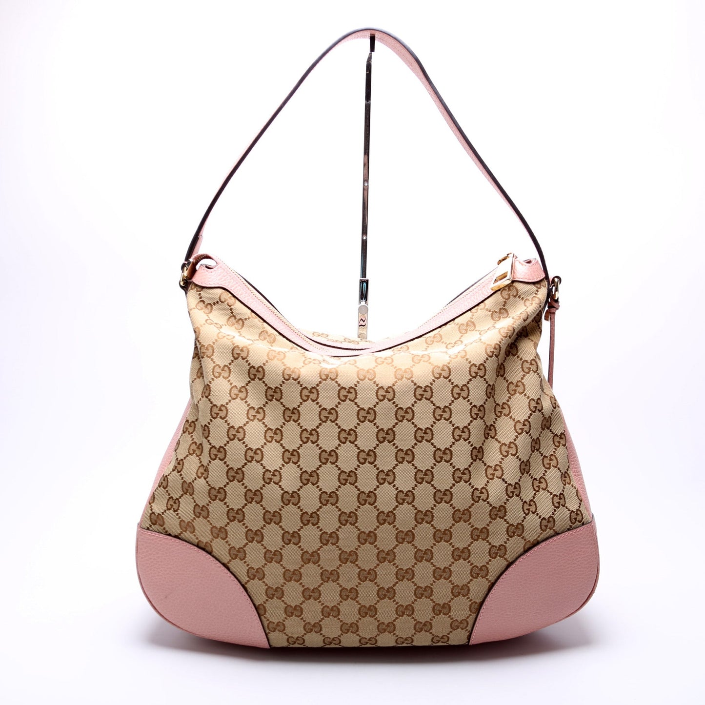 449244 GG Canvas Bree Hobo