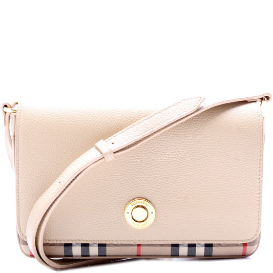 Hampshire Crossbody Leather/Vintage Check