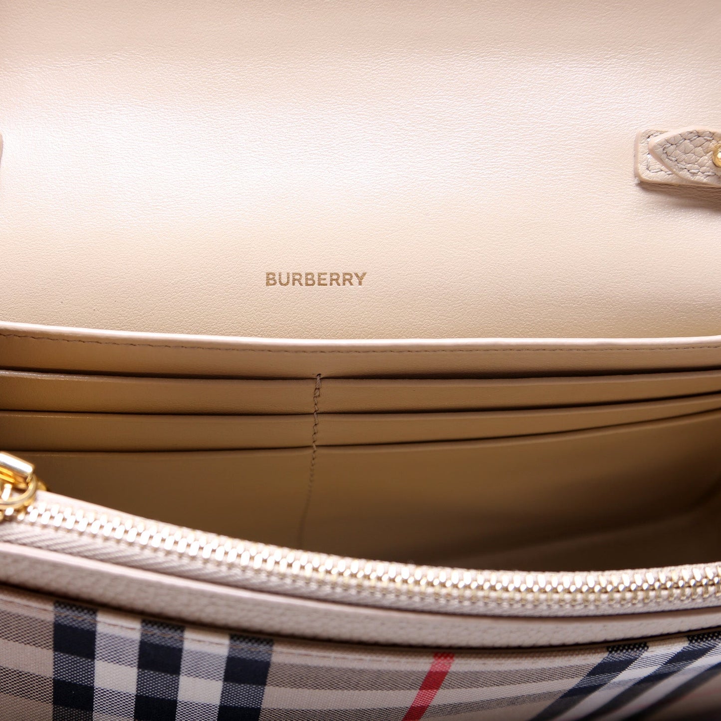 Hampshire Crossbody Leather/Vintage Check