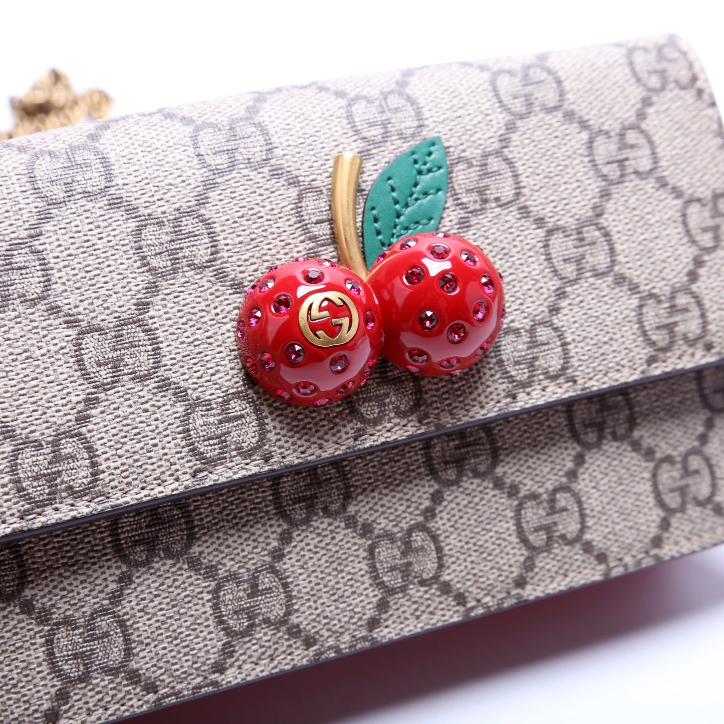 481291 GG Supreme Cherries Mini Bag