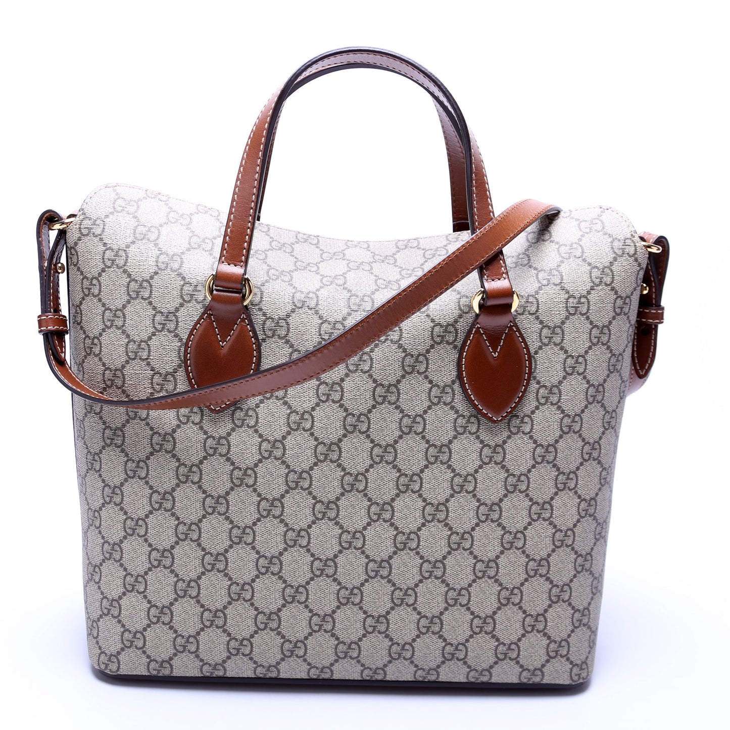 429147 GG Canvas Fold Over Tote
