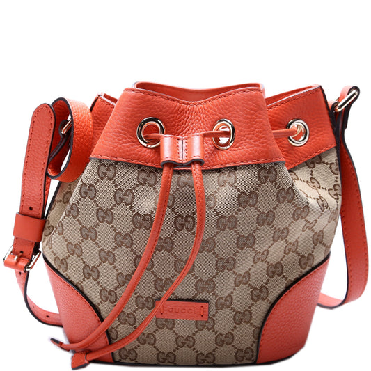 388704 GG Canvas Bucket Bag