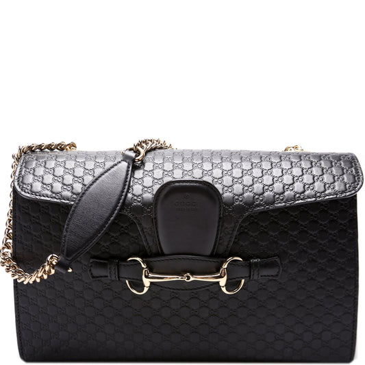 449635 Emily Micro Guccissima Medium Chain