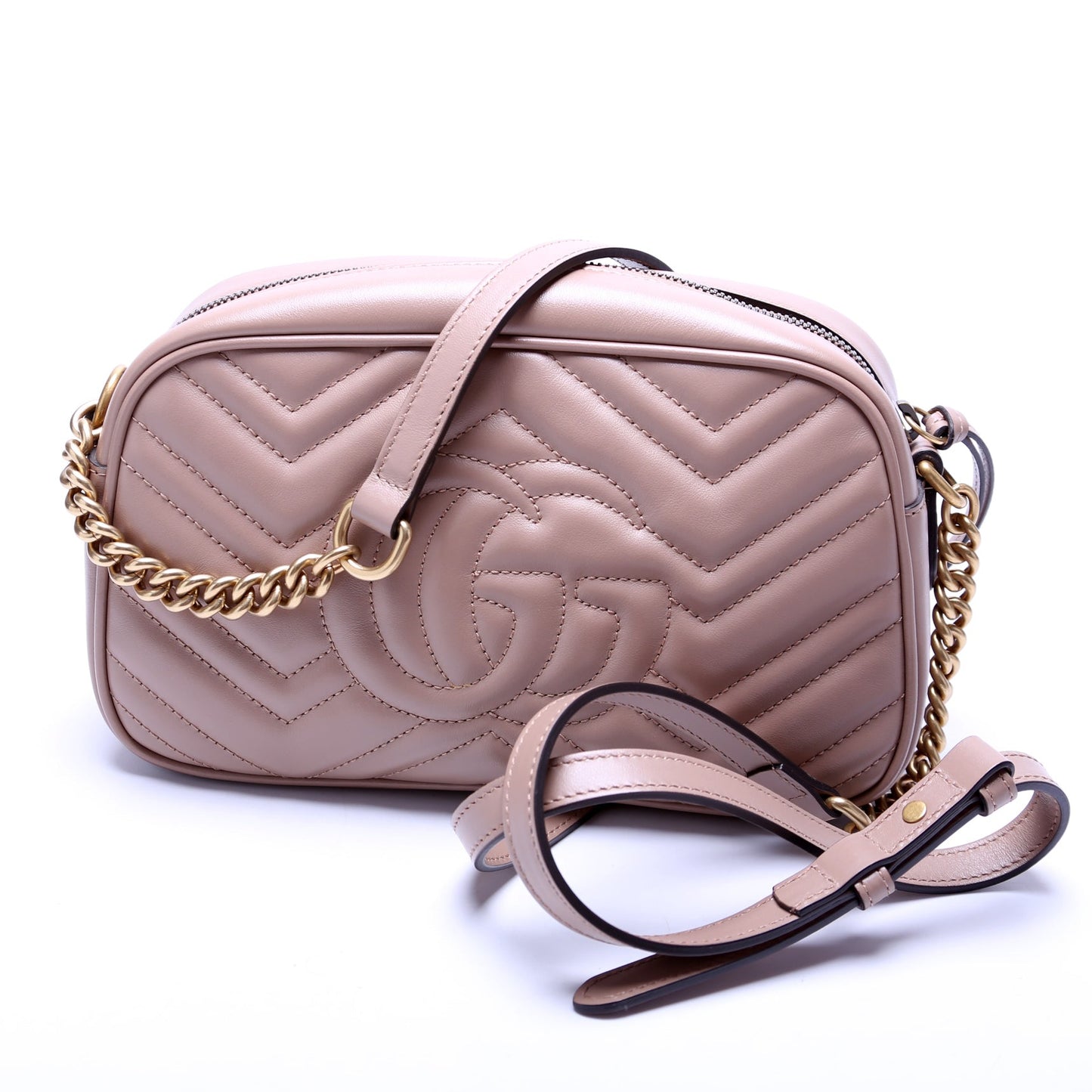 447632 Marmont Small Leather Camera Bag