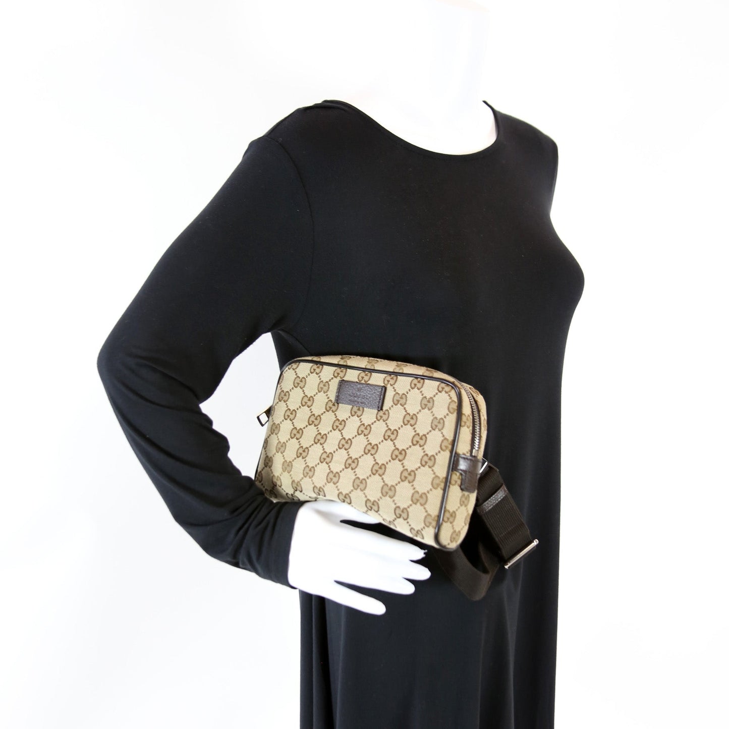 449174 GG Canvas Belt Bag