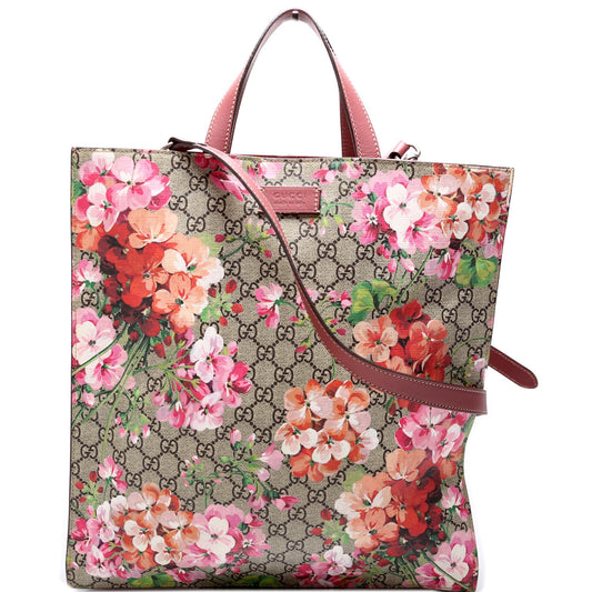 450950 Soft GG Supreme Blooms Vertical Tote