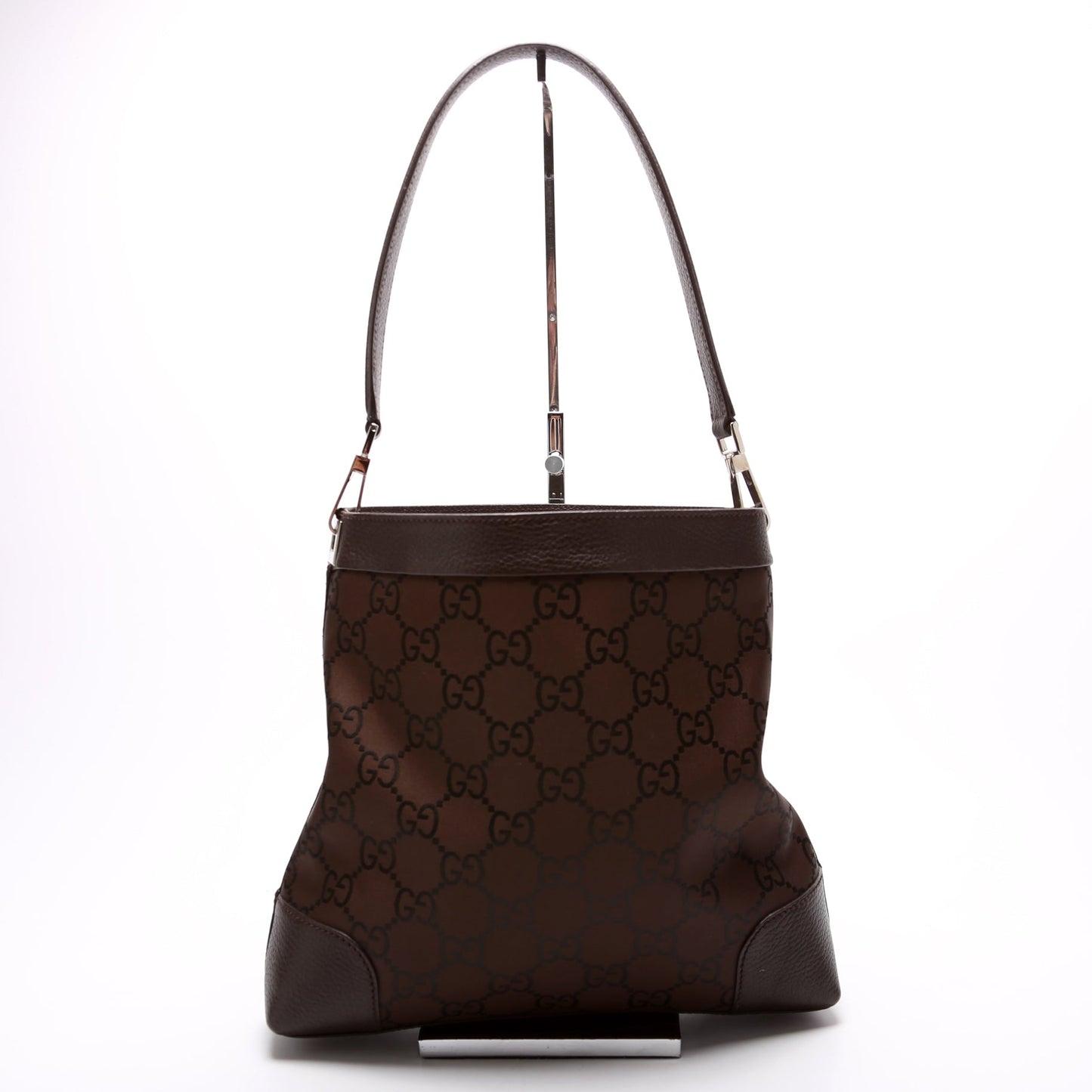 143745 GG Nylon Shoulder Bag