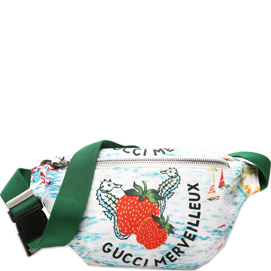 502095 GG Supreme Strawberry Belt Bag